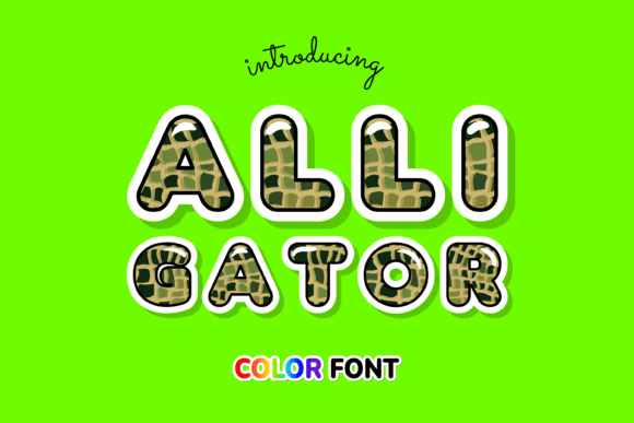 Alligator Color Font: Unleashing Creative Potential in Graphic Design