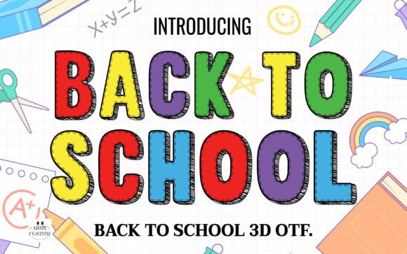 Back to School 3D: Elevate Your Educational Designs