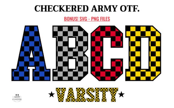 Checkered: Racing Flag Font for Dynamic Design
