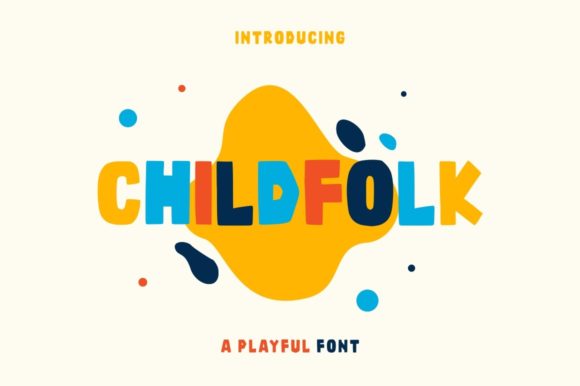 Childfolk: The Playful Color Font for Creative Projects