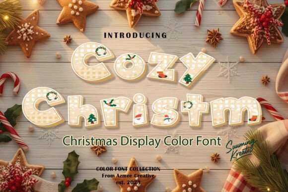 CozyChristm: The Festive Display Font for Holiday Design