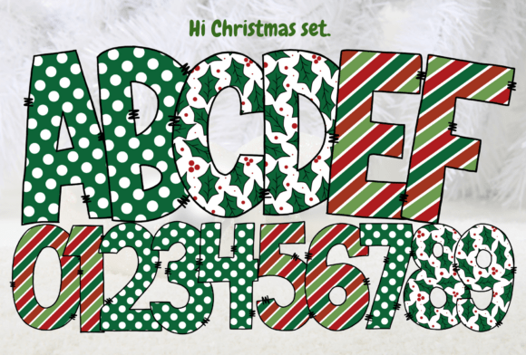 Hi Christmas: Vibrant Lettering for Festive Design