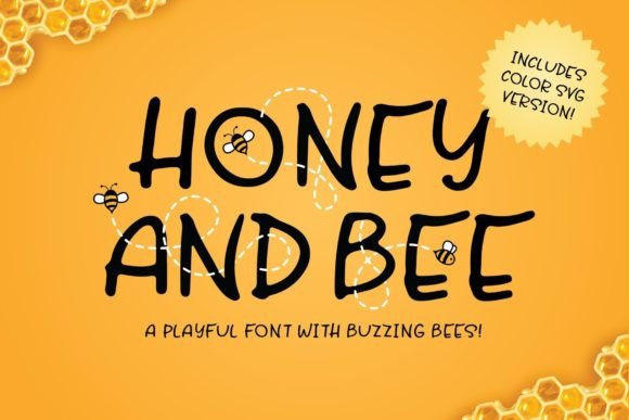 Honey and Bee: A Playful Font for Joyful Design