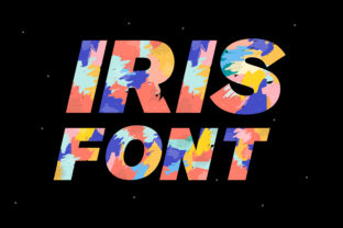 Ignite Your Designs with the Vibrant Iris Color Font