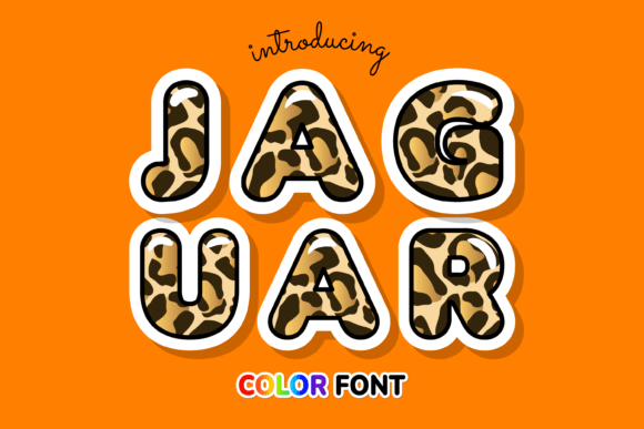 Jaguar: A Dynamic Color Font for Modern Design