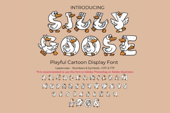 Meet Silly Goose: A Quirky Font for Playful Design