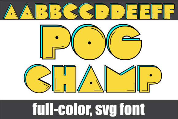 Pog Champ: Bold Typography for Modern Design