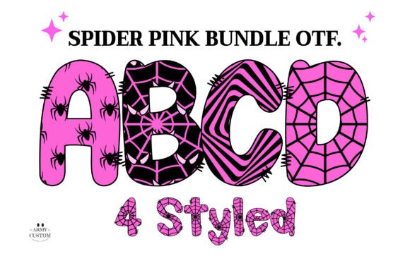 Spiderpink Eyes: A Playful Font for Bold Design